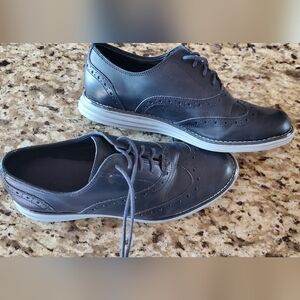 Cole Haan Zero Grand Navy Blue Leather Loafer Size 6